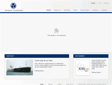 Tablet Screenshot of oceantankers.com